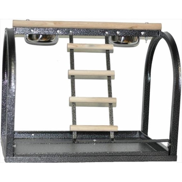 A&E Cage J11 White Table Stand With Ladders And Cups