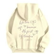 thumbnail image 6 of Women's Casual Hoodie With Bow Print Autumn Winter Pullover Sweatshirt Comfortable And Stylish, 6 of 7