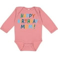 thumbnail image 3 of Inktastic Happy Birthday Mom Boys or Girls Long Sleeve Baby Bodysuit, 3 of 5