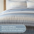 thumbnail image 5 of Vellux Alfie Cotton Sateen Comforter Set, Twin, Blue, 5 of 8