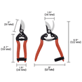 thumbnail image 5 of Zenport H304 Bypass Harvest and Utility Shear, 1.5 Inch Carbon Steel Blades, Red, 5 of 5