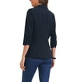 thumbnail image 3 of INSPIRE CHIC Work Office Jacket for Women's 3/4 Sleeve One Button Lapel Blazers, 3 of 5