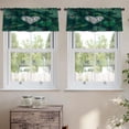 thumbnail image 2 of LALILO Kitchen Curtain Valance Creative Layout Rod Pocket Window Curtain 52"x 18" Set of 2, 2 of 5