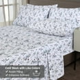 thumbnail image 7 of Ruvanti Flannel Sheets Twin XL Size 4 Pcs - 100% Cotton Double Brushed Bed Sheets, Deep Pockets 16 Inches, All Seasons Breathable, Extra Soft & Comfy Twin XL Sheet Sets, Christmas Attraction, 7 of 7