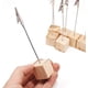 thumbnail image 2 of Portafotos vertical para notas de 10 piezas con clip de cocodrilo y base de pino, 2 of 5