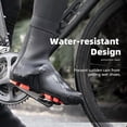 thumbnail image 2 of Fundas para zapatillas de ciclismo ROCKBROS resistentes al agua caliente en L, color negro, 2 of 7
