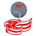 thumbnail image 4 of Etiquetas Engomadas de Del águila de 3D DIY, Decoración para hogar de La Etiqueta Engomada de Del Del Espejo de La Combinación rojo Colco Pegatinas de pared de espejo 3d, 4 of 7