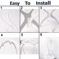 thumbnail image 4 of 2 soportes para pelucas, color blanco. Xemadio WMXL-130-4, 4 of 7