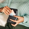 thumbnail image 4 of Monedero para tarjetas de crédito, monedero para mujer, tarjetero de mano, billetera de cuero con bolsillo para monedas., 4 of 5