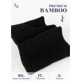 thumbnail image 4 of Calcetines para diabéticos Hugh Ugoli para hombre, holgados hasta el tobillo, negros 11-13, 4 of 6