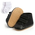 thumbnail image 2 of Baby Boys Girls Anti-Slip Sneakers 0-18M Newborn Soft Sole First Walking Shoes + Cotton Socks, 2 of 5