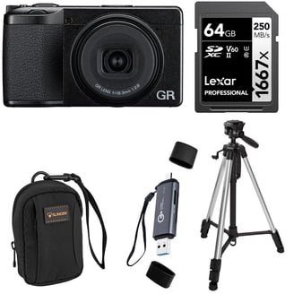 Ricoh GR IIIx High-Resolution Digital Camera with Hybrid AF System