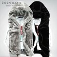 thumbnail image 2 of ZOZOWANG-Chaleco grueso de otoño para hombre, chaqueta informal de lana cálida sin mangas con capucha, abrigo, prendas de vestir, invierno, 2023, 2 of 5