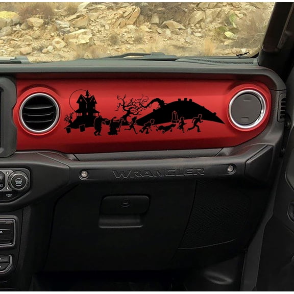 Collectible Decals JL/JT Passenger Dashboard Custom Scenery Vinyl Decal