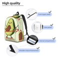 thumbnail image 4 of Yiaed Avocado1 Print Backpack, Premium Laptop Backpack, Travel Backpack for Women, Lightweight Backpacks, Comfortable Back Pack-Medium, 4 of 7