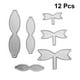 thumbnail image 4 of EeaseMX 12 plantillas de corte y troquelado para hacer álbumes de recortes, plantillas de metal y acero al carbono., 4 of 7