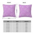 thumbnail image 4 of YFYANG Square Decorative Throw Pillow Case (Without Pillow Insert), Dreamy Purple Bubble Bedroom Sofa Car Cushion Cover, 18"x18", 4 of 9
