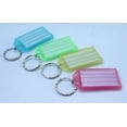 thumbnail image 2 of 4 Pc Key Tag Rack Multi Key Chain Ring Organizer Insert Label Wall Mount Storage Home, 2 of 5