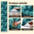 thumbnail image 4 of Peel and Stick Wallpaper Contact Paper Coastal Nautical Ocean Beach Dark Turquoise Green Blue Jelly Fish Self Adhesive and Removable 23.6in x 118in, 4 of 8
