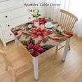 thumbnail image 2 of nygtbtfer Round Tablecloth, Graphical Layout of Close Up Digital Image Blooming Garden Art, Circle Table Cloth Cover for Dining Room Kitchen Decoration, 2 of 7