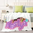 thumbnail image 4 of Throw Blanket for Like Nastya Bed Couch Home Decor Soft Warm 40x50 Inch Flannel Blanket for Kids Boys Girls Gifts, 4 of 7