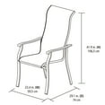thumbnail image 3 of Chaise empilable Charleston de Mainstays, 3 of 9
