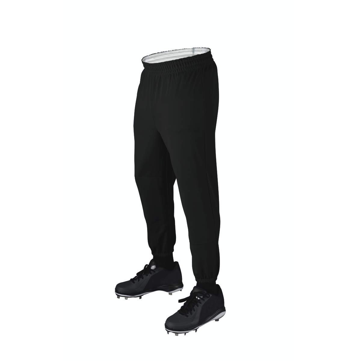 Wilson Youth Basic Poly Double Knit P100 Baseball Pants (Black, Small