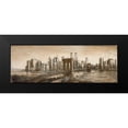 thumbnail image 2 of Daniels, Matthew 24x11 Black Modern Framed Museum Art Print Titled - New York-New York, 2 of 5