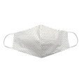 thumbnail image 5 of Reusable Muslin White Tones Cotton Fabric Washable Fashion Face Masks Set of 3, 5 of 8