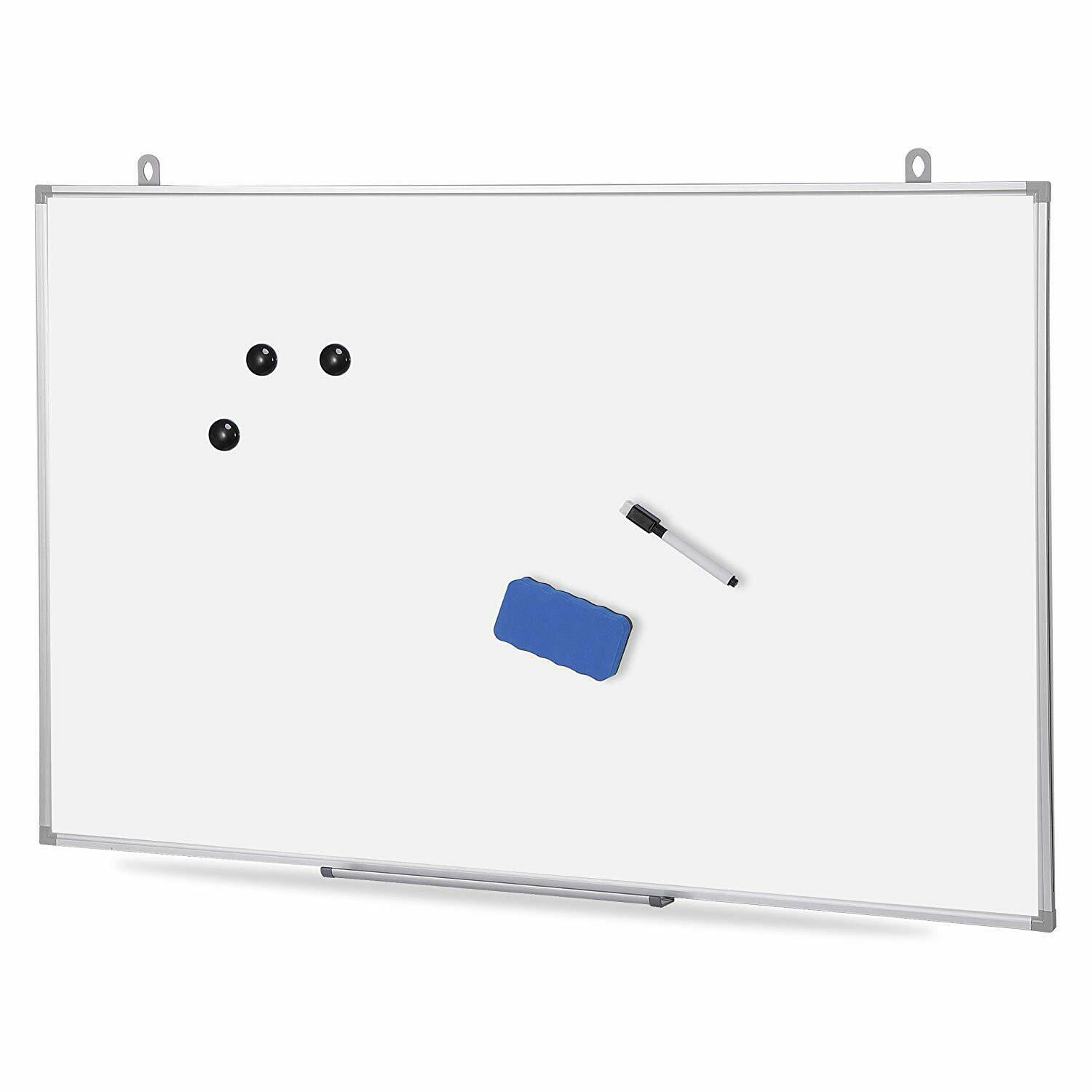 Details about   36 x 24 inch Dry Erase Magnetic Whiteboard White Board Wall Hanging Board 