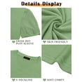thumbnail image 5 of MOSHU Summer Womens Tops Dressy V Neck Blouses for Women Swiss Dot Puff Sleeve Shirts, 5 of 8