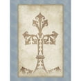 thumbnail image 2 of Pazan, Tony 15x18 Gold Ornate Wood Framed with Double Matting Museum Art Print Titled - Cross, 2 of 4