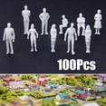 thumbnail image 6 of Sufanic 1:75 Scale OO Gauge 00 Model Railway Unpainted Figures People -Pack of 100, 6 of 8