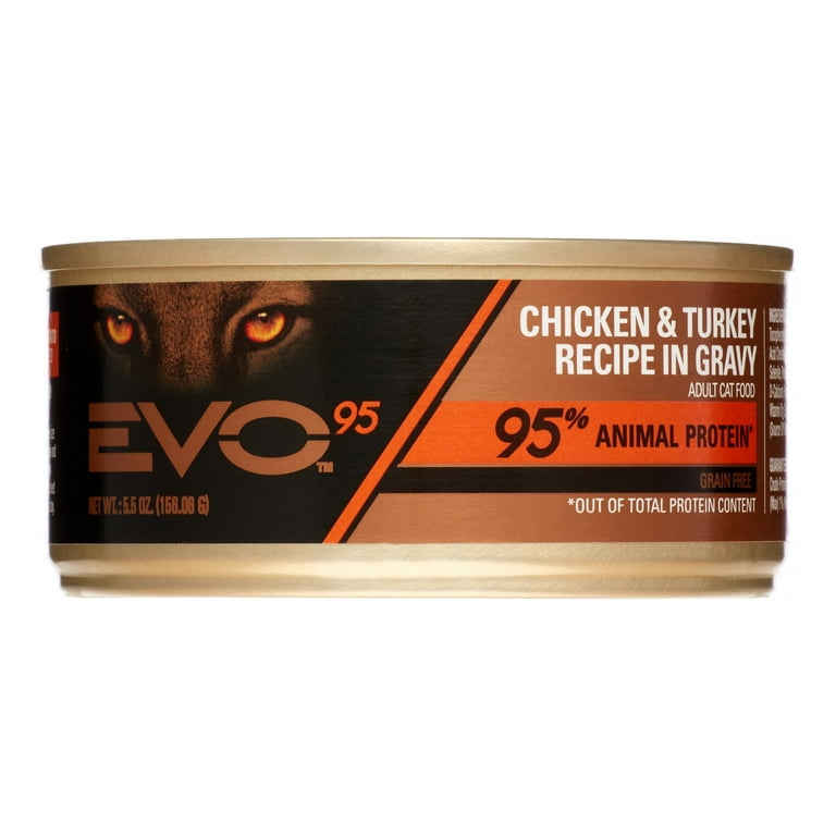 Evo wet hot sale cat food