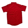 thumbnail image 2 of ProEdge Men's Sports Team Logo Short Sleeve Button-Down Shirt (Red/Maryland Terrapins, XL), 2 of 2