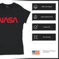 thumbnail image 6 of Vintage NASA Worm Logo T-Shirt Astronaut Space Exploration Emblem Women's Tee, 6 of 7