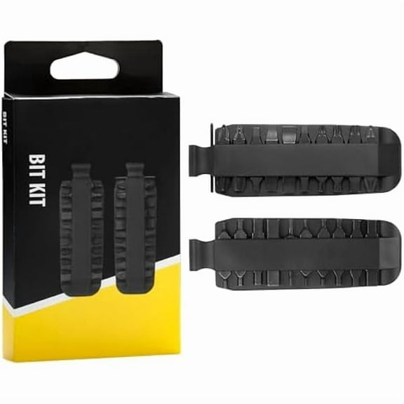 CJBBit Kit, 21 Double-Ended Screwdriver Bits for Multi-Tools, Can be used with pliers, The set includes double sheaths for easy storage，Suitable for Leatherman