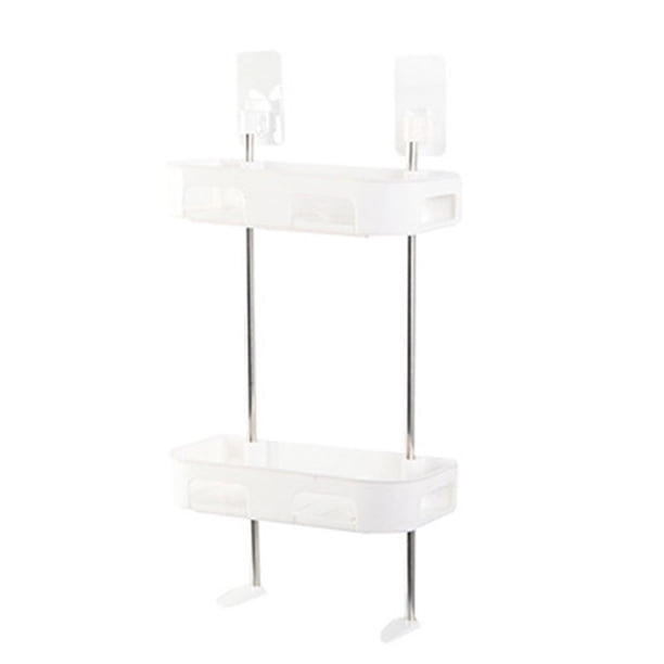 Estante De Baño Para Inodoro De 2 Niveles, Organizador De Almacenamiento, Montaje En Pared, Ducha Sin Perforación, Cesta De Cocina, Estante Multifuncional Kearding HA023640-00