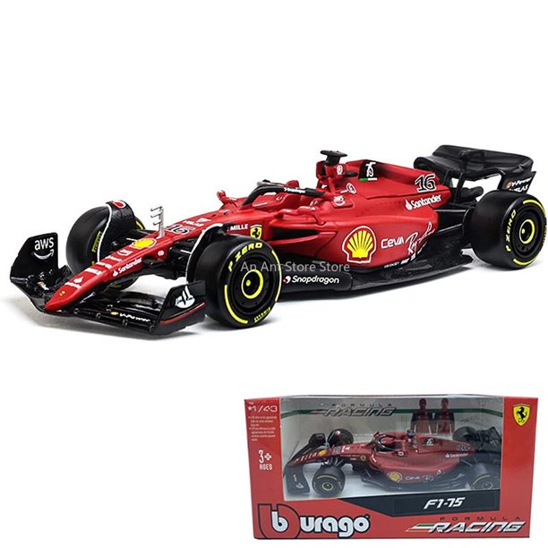 Bburago-coche de carreras de TORO ROJO, escala 1:43, RB18 #1 Verstappen #11 Perez, modelo de juguete coleccionable 2022 campeón F1 Fivean unisex