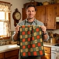 thumbnail image 7 of Kugisaki Household Microfiber Cotton Bath Towel Plaid Towel Soft Absorbent Quick Dry Towel for Home Bathroom Gym 34x76 cm, 7 of 7