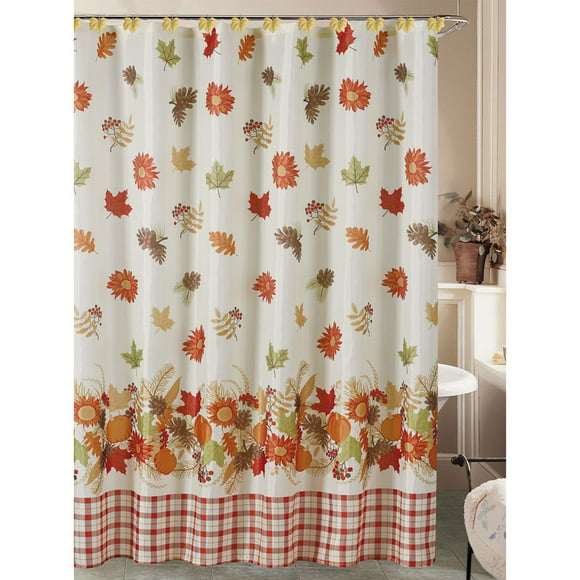 Fall Shower Curtains, Peanuts Fall Harvest Shower Curtain