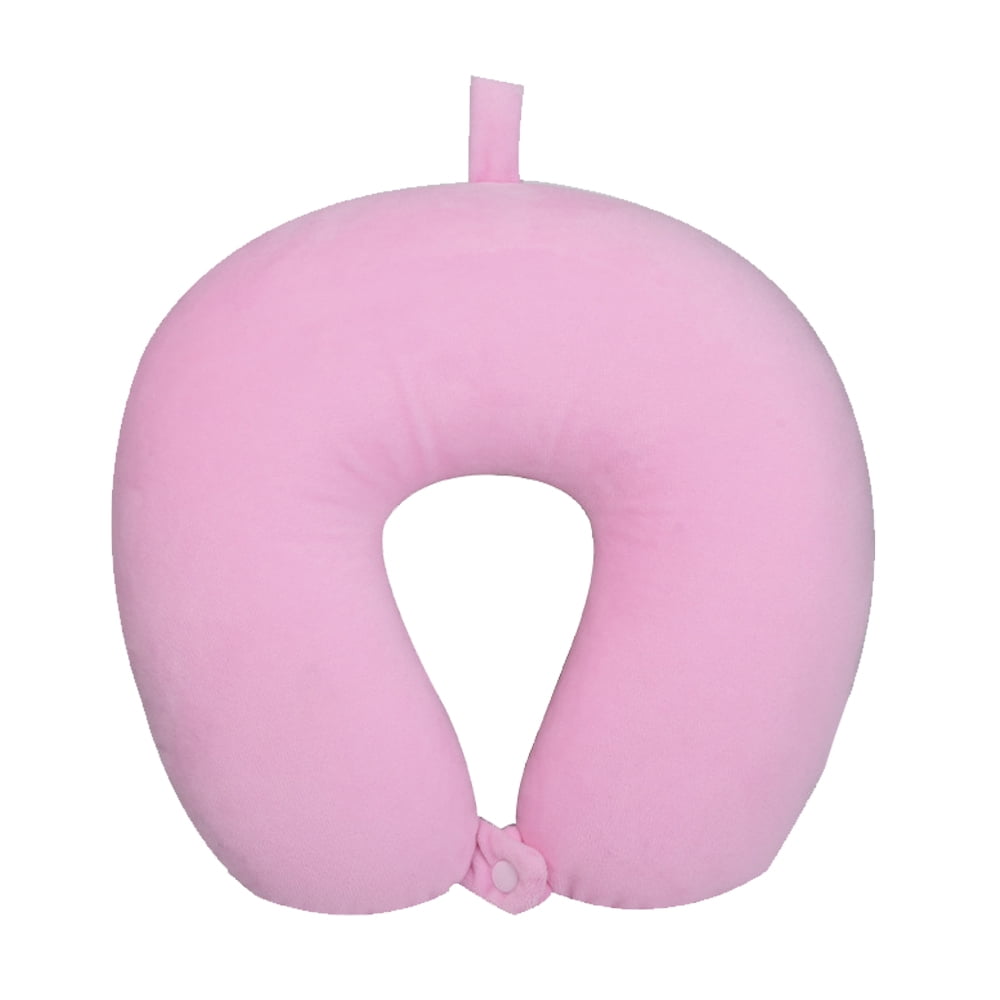 Soft Elastic UShaped Travel Pillow Neck Support Cushion