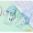 thumbnail image 4 of Tazas De Paja Para Niños Botella De Agua De Bebé De Dibujos Animados Con Asas Taza De Entrenamiento Para Niños Taza De Entrenador De Bebé Con Bola De Gravedad Para Beber De 360 ​​​​Grados Scienceny BA001282-01, 4 of 6