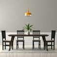 thumbnail image 3 of Giantex Set of 4 Dining Chair Set, Dining Room Side Chair w/Ergonomic Backrest & Large Seat, Multifunctional Wooden Armless Chair for Office Living Room Dining Room Kitchen, 3 of 8