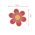 thumbnail image 2 of 20 piezas de pegatinas antideslizantes para bañera (10 grandes y 10 pequeñas), pegatinas antideslizantes de seguridad con forma de flor, 2 of 5