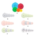 thumbnail image 2 of HUUXIW Pot Cover Set Silicone With Sealing Effect For Fresh-keeping Silicone Pot Cover Set Five Piece Set type+3 Five piece set, 2 of 6