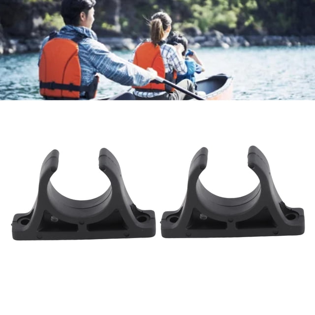 Boat Paddle Holder Clips Plastic Sturdy Oar Keeper Pole for Kayaks Canoes Rowing Boats