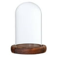 thumbnail image 2 of YWMJZEU Dust-proof Cloche Dome Toys Jar w/ Cover and Base f/ Home Store Garden Decor Brown A, 2 of 9