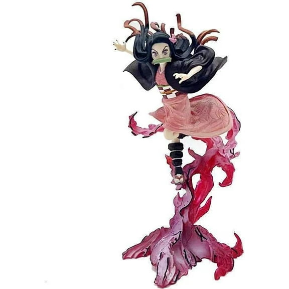New, Nezuko Kamado Statue 21cm/8.3inch Nezuko Blood Demon Art Nezuko Kamado Cartoon Anime Collection Decoration