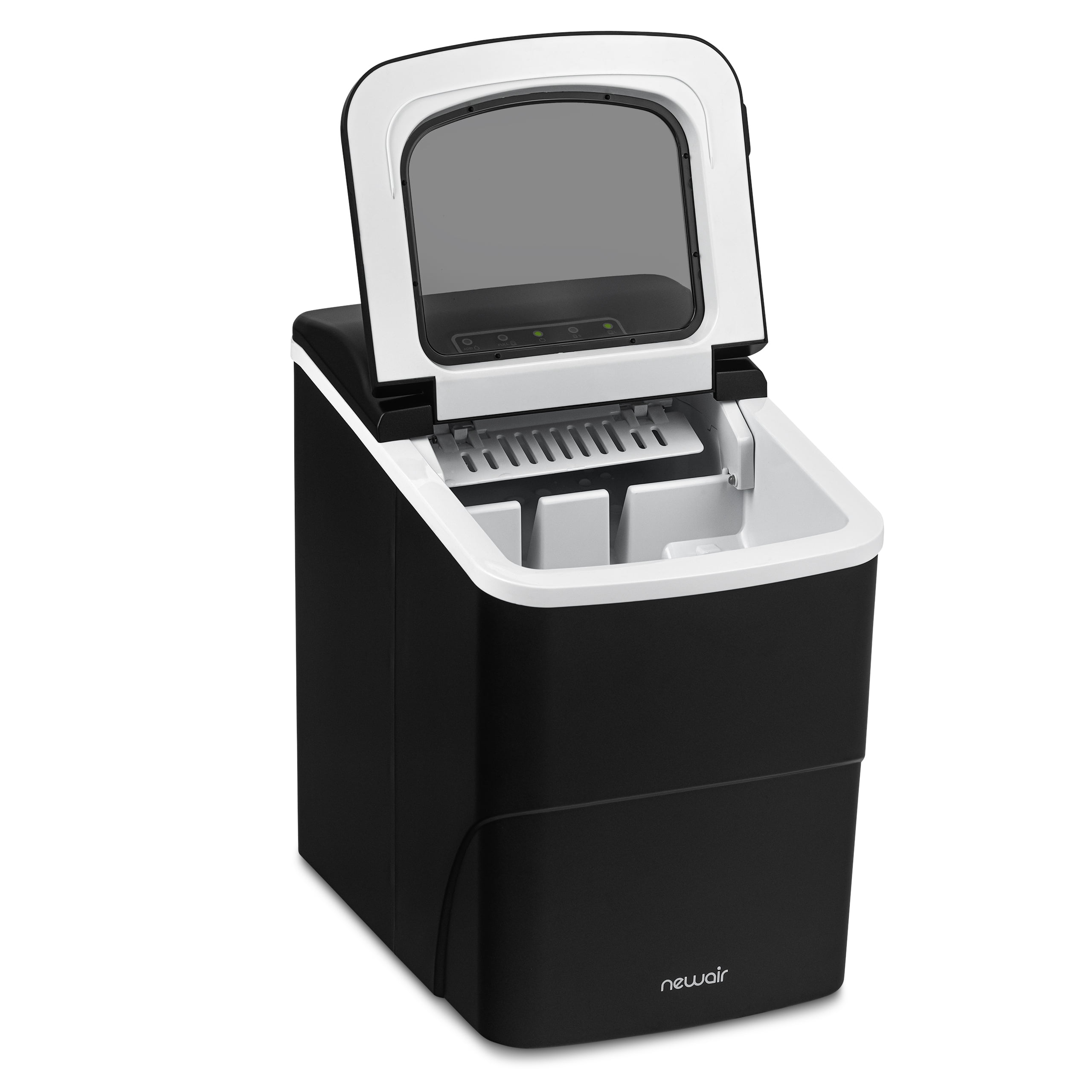 Newair 26 lbs. Countertop Bullet Ice Maker, Matte Black Portable and Lightweight